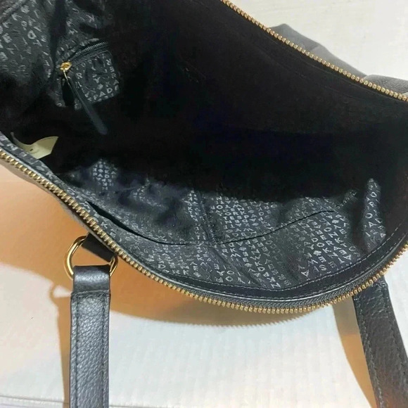 Kate spade black pebbled leather satchel handbag - Picture 7 of 9